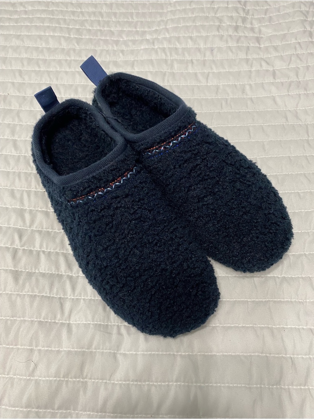 BOMBAS Sunday Navy Blue Slippers Women’s Size 9